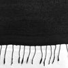 Handwoven Silk Shawl: Black