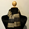 Handwoven Silk Scarf: Bicolour