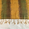 Handwoven Silk Ikat Shawl: Golden Jewel