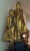 Z Antique Mandalay Standing Buddha 19th Century