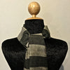 Handwoven Silk Scarf: Bicolour