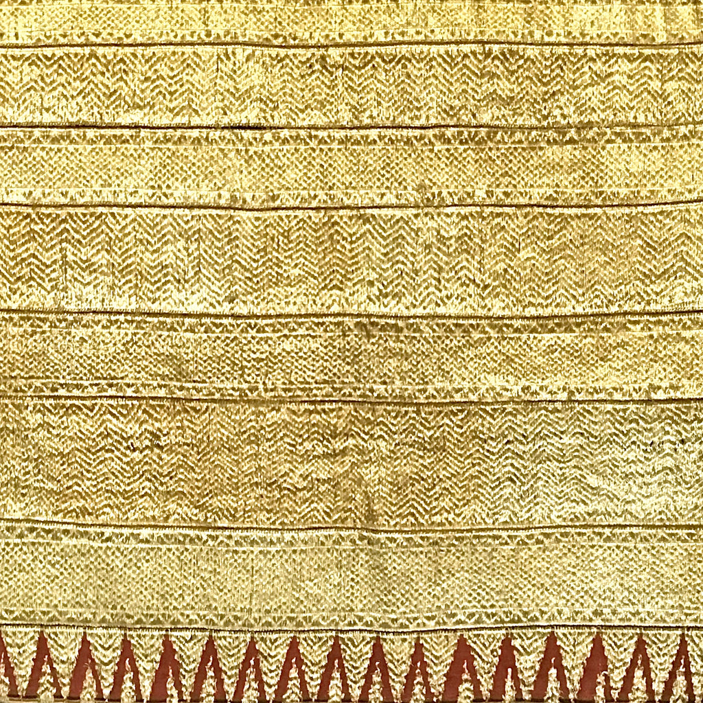 Antique Ceremonial Skirt: Metallic Gold