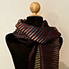 Handwoven Silk Ikat Shawl: Multicolour