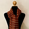 Handwoven Silk Scarf: Stripes