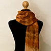 Handwoven Silk Ikat Shawl: Golden