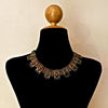 Tibetan Collar Necklace: Embellished 'Silver'