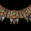 Tibetan Collar Necklace: Embellished 'Silver'