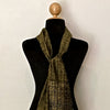 Handwoven Charcoal Silk Scarf