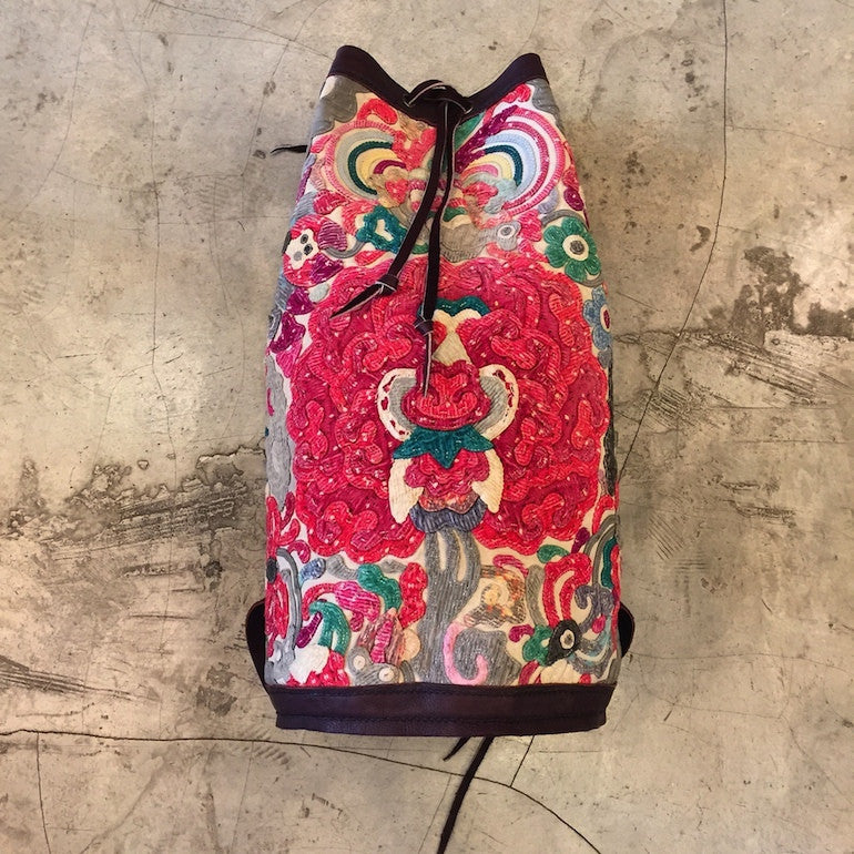Backpack: Old Hmong Fabric